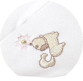 ワンポイント刺繍足袋ソックス 足-6104B(犬柄) 足袋ソックス