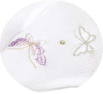 ワンポイント刺繍足袋ソックス 足-6104D(蝶柄) 足袋ソックス