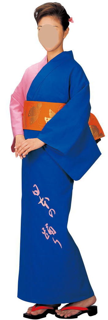 ツートンゆかたお仕立上り 夏-3202 ツートンゆかた お仕立上り