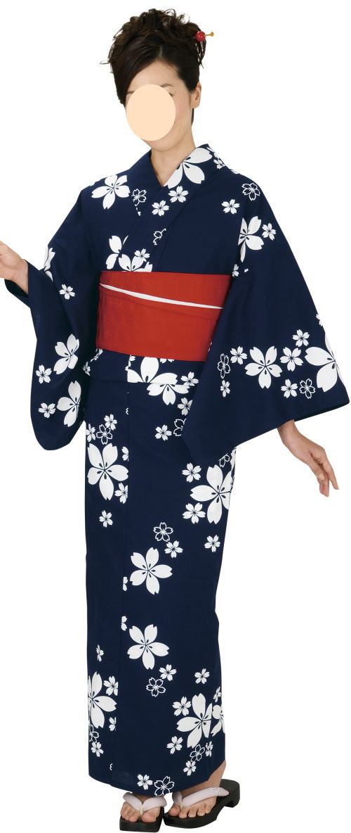 浜松長板染ゆかた着尺 彫-4408 (反物) ゆかた