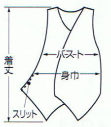 サテンタンクトップ 聖印 サイズ表記 サイズ表記
