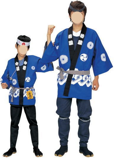 親子ペア袢天 親子ペア袢天