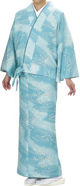 二部式きもの(小紋) 時-5740 二部式きもの 小紋